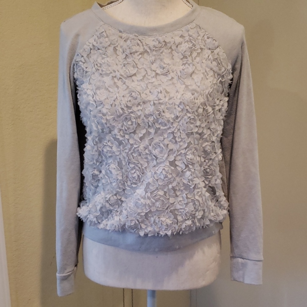 Lauren Conrad floral top Sz S